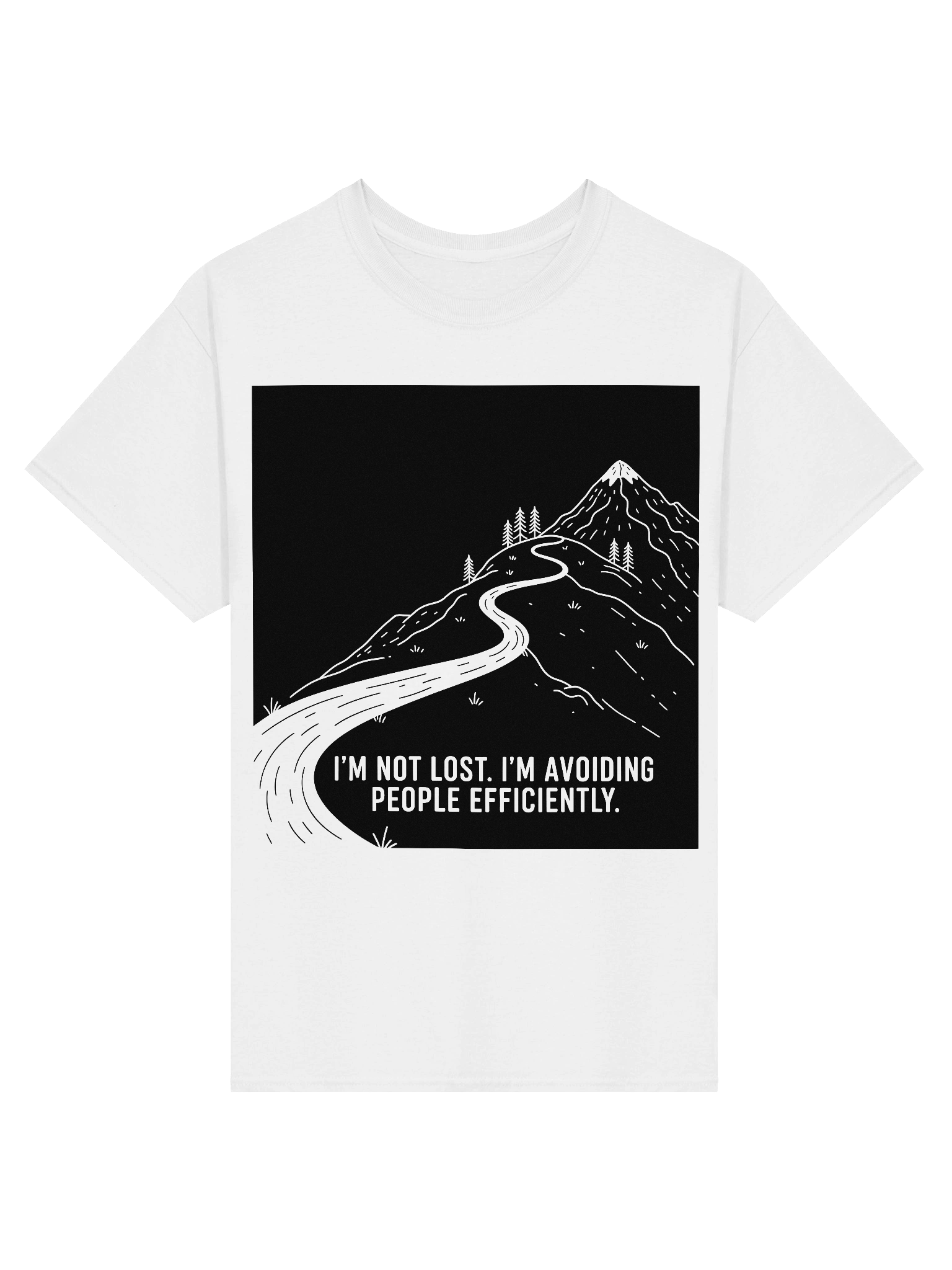 I'm not lost I'm avoiding People - Tee product image (121)