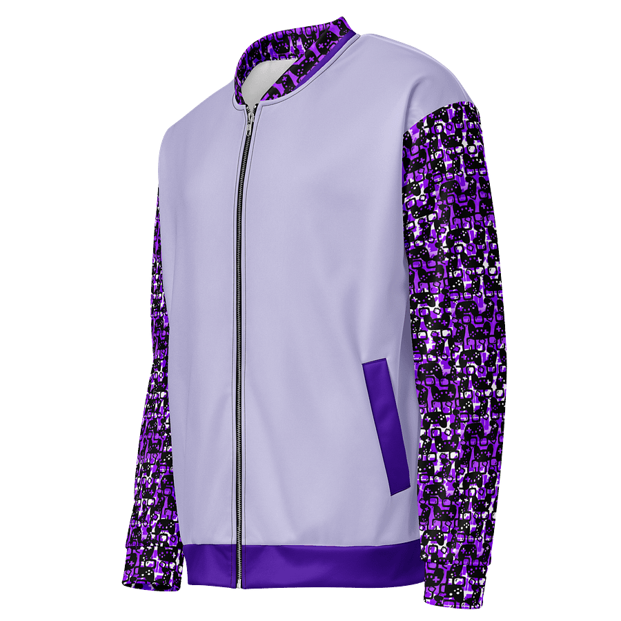 Experience Stories Unisex Bomber Jacket (Purple, Melrose, and Black) product image (3)