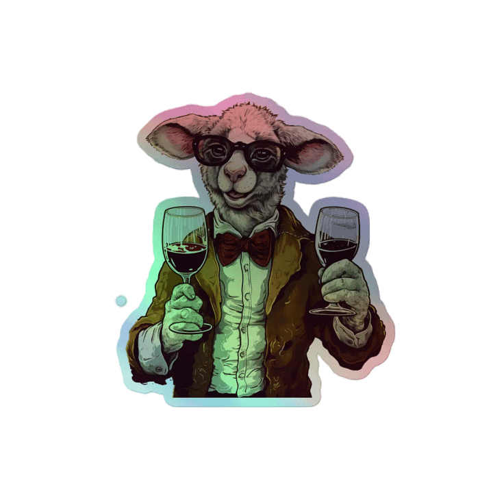 Holographic Lubrication Lamb Sticker product image (2)
