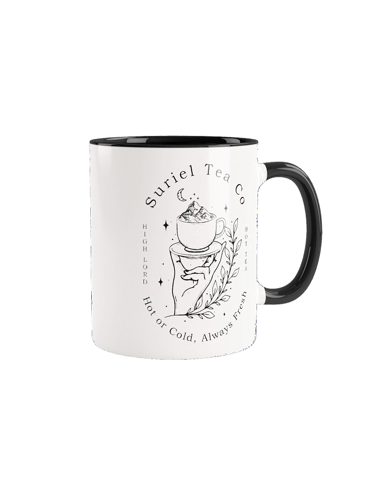The Suriel Tea Co Suriel Tea Company Spill The Tea Velaris ACOTAR Symbol Two-Tone Coffee Mug 1WH1 product image (1)