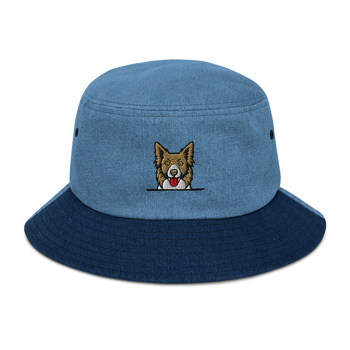 YOUR BORDER COLLIE! / BUCKET HAT WITH PERSONALIZED NAME / / EMBROIDERED product image (2)