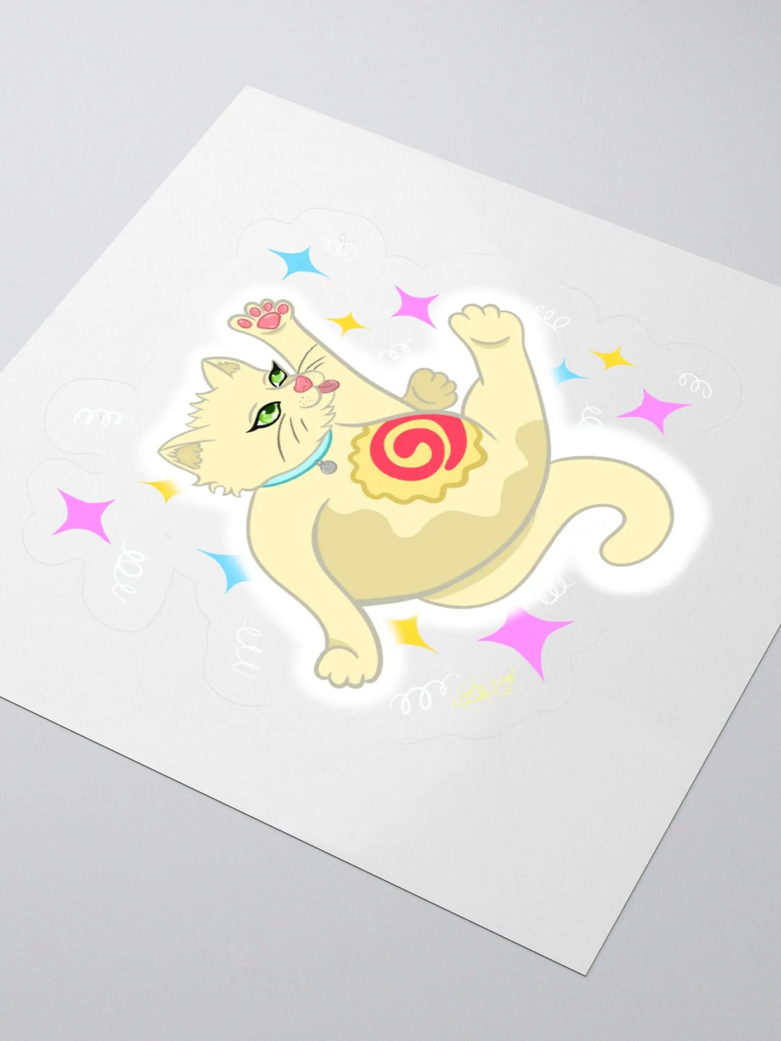 Whimsy Cat Sticker product image (5)