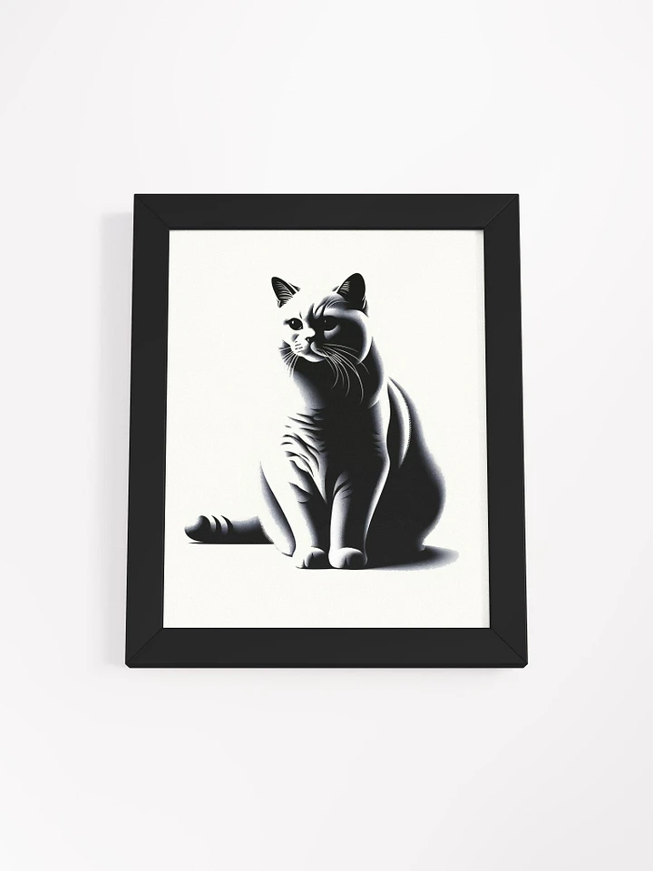 Framed High-Quality Matte Poster (in): American Shorthair product image (1)