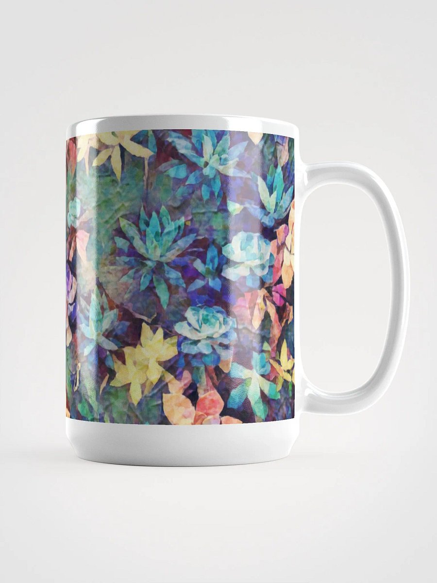 Abstract Graphic | White Coffee Mug | Bliss Succulent product image (3)