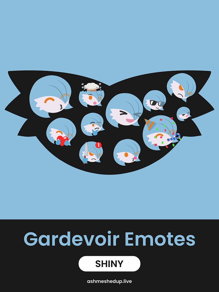Gardevoir Emotes (Shiny) product image (1)