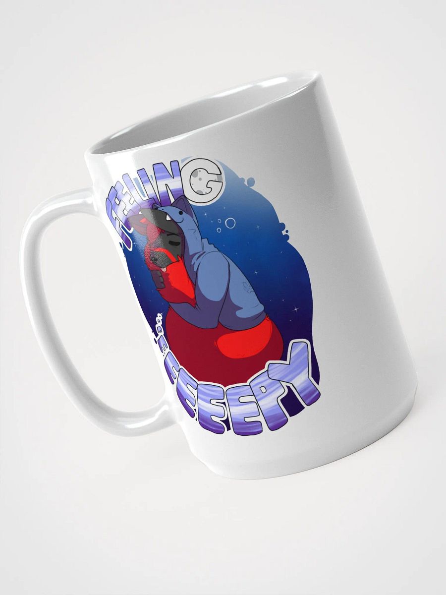 Feeling Eeeeeeeeepy White Glossy Mug product image (3)
