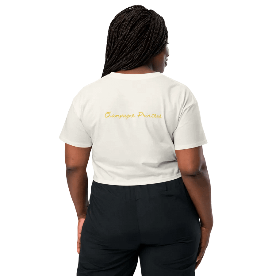 Champagne Princess Cropped T-Shirt product image (1)