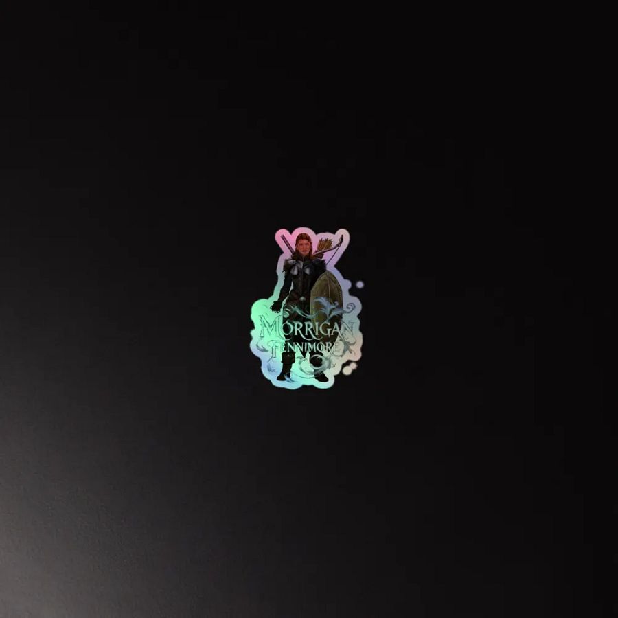 NoobsPodcast Morrigan Fennimore Holographic Sticker product image (4)