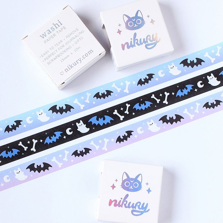 Spooky Cute Washi Tapes | 3 Different product image (1)