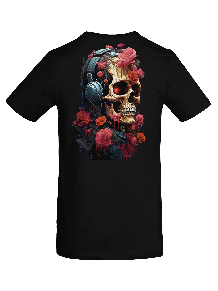 Floral Skull Graphic Oath Esports Logo T-Shirt product image (54)