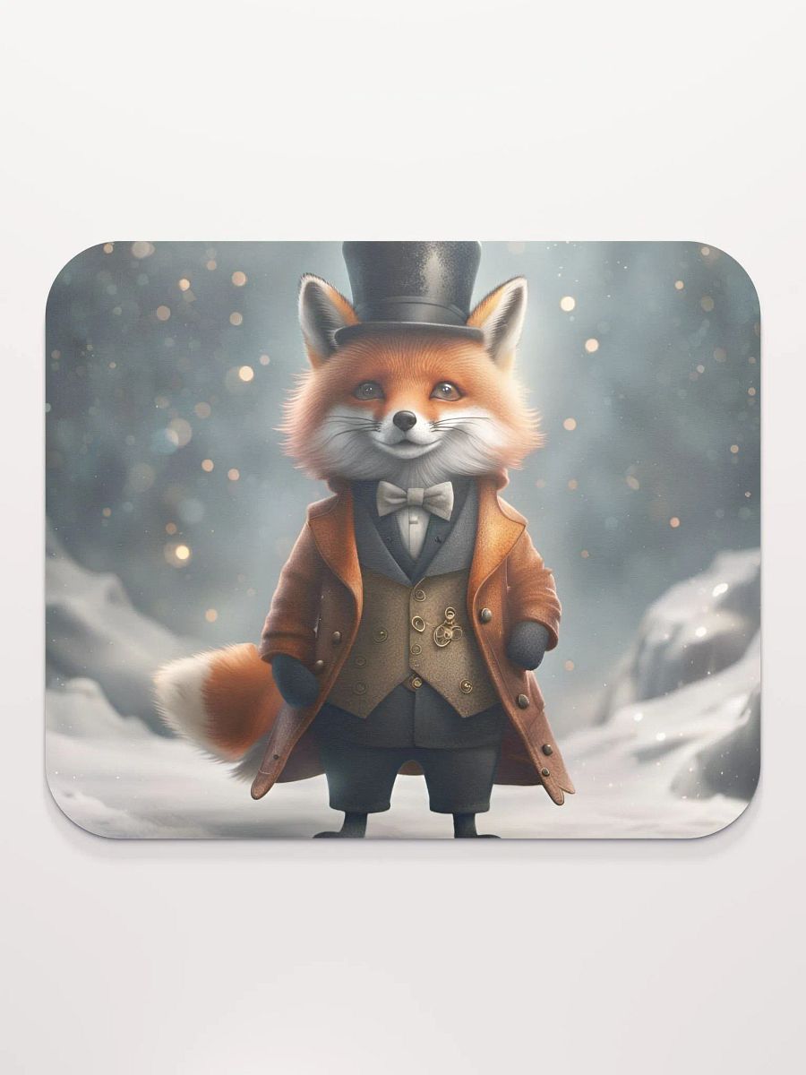 Smart Dressed Fox Mouse Pad product image (2)
