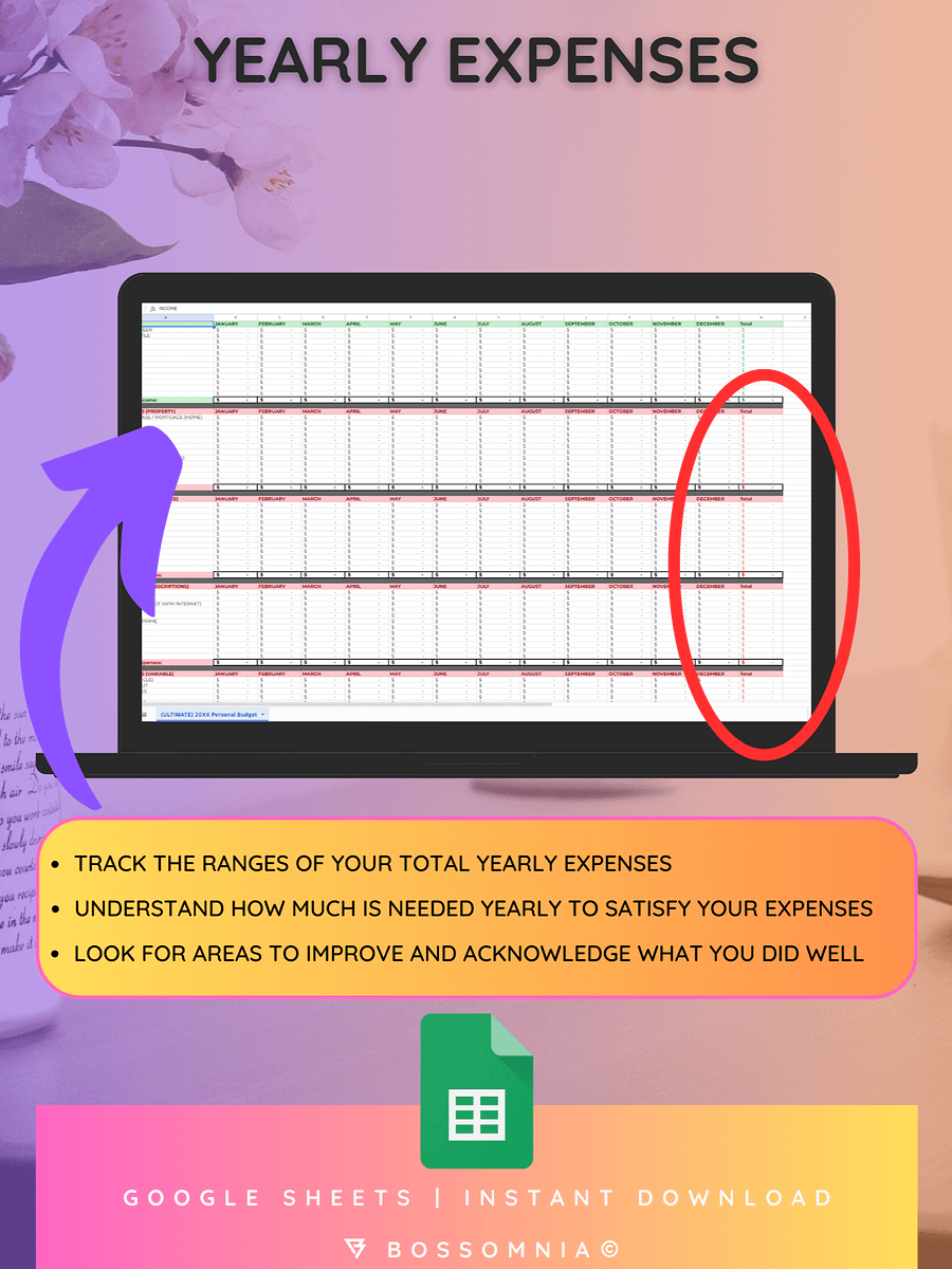[Google Sheets] (ULTIMATE) Financial Budgeting Spreadsheet product image (4)