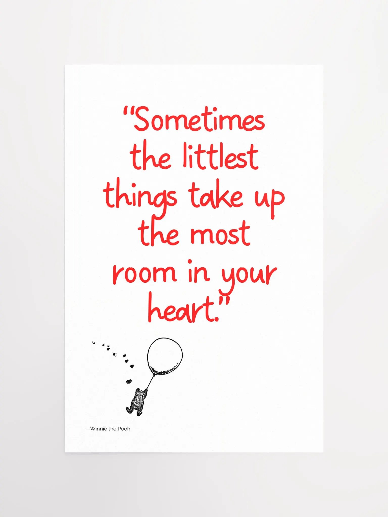 Winnie The Pooh Wall Art for Nursery 