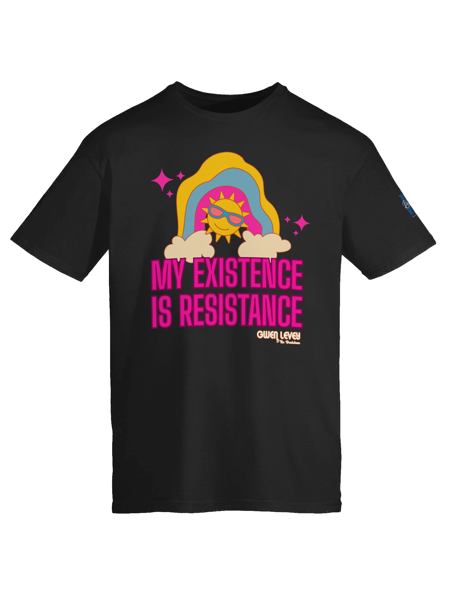 'My Existence is Resistance' Tee - BLACK product image (9)