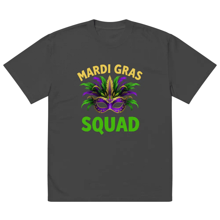 Mardi Gras Squad Oversized Tee product image (5)