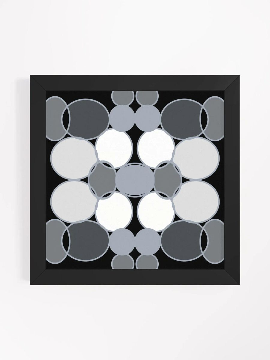 Black white and grey Matte Poster product image (3)