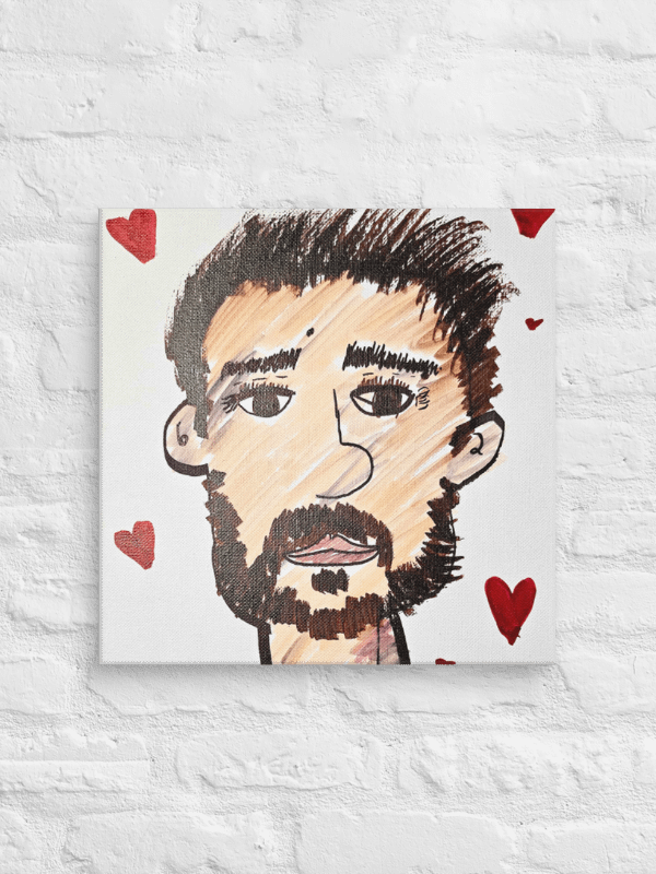 FRONCH PORTRAIT AIDEN ON CANVAS product image (2)
