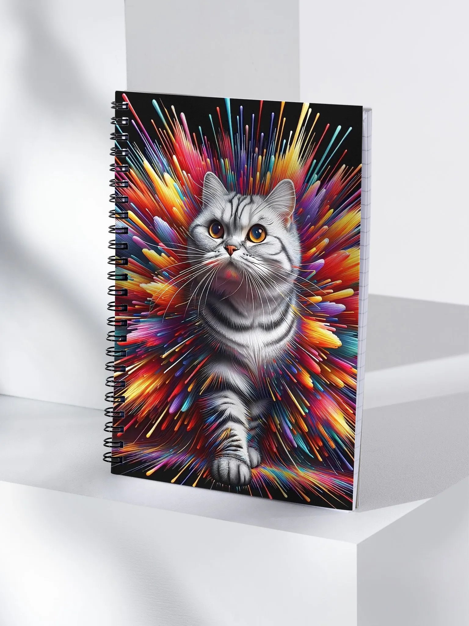 Spiral Notebook: American Shorthair product image (4)