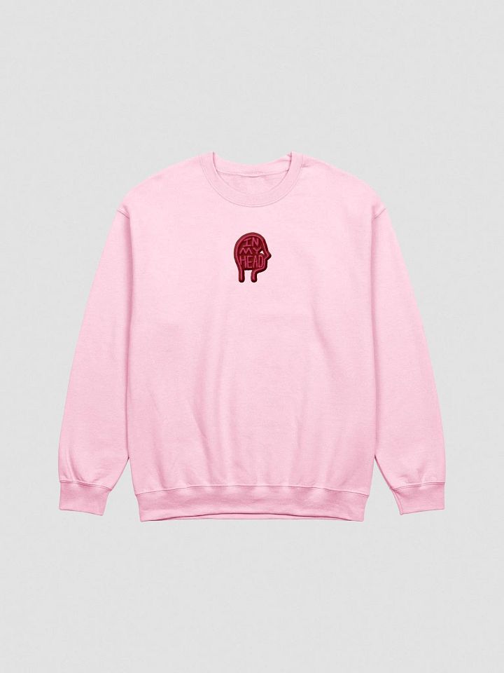 In My Head embroidered crewneck (rose bubble design) product image (2)