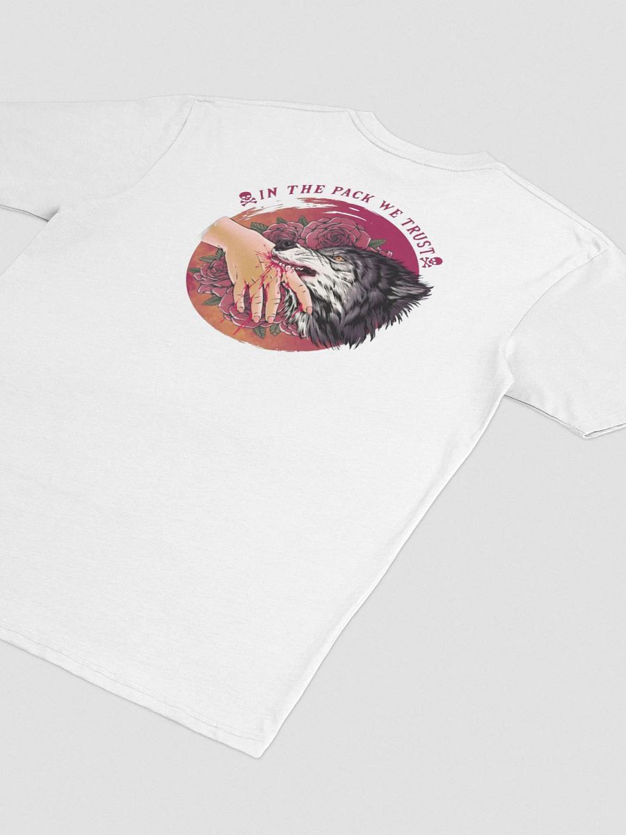 Premium Tee In the Pack We Trust (white) product image (4)