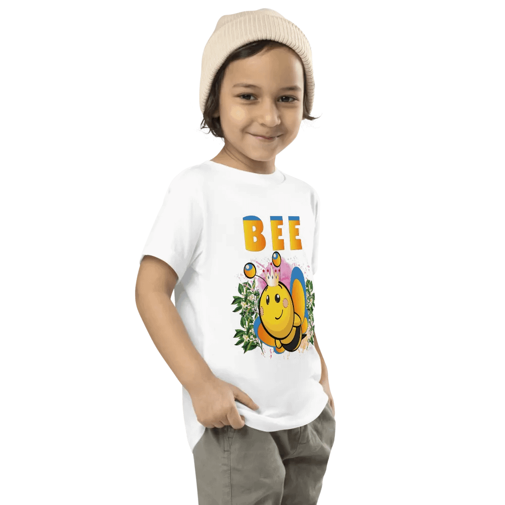 Cute Bee Colorful Lovely T-Shirt – Funny Shirt & Gift for Boys & Girl product image (8)