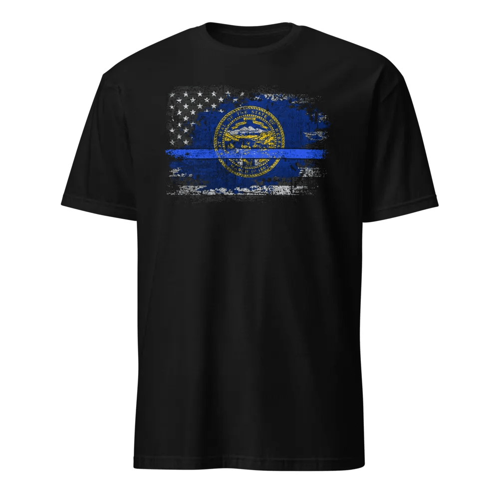 Nebraska Thin Blue Line Flag product image (1)
