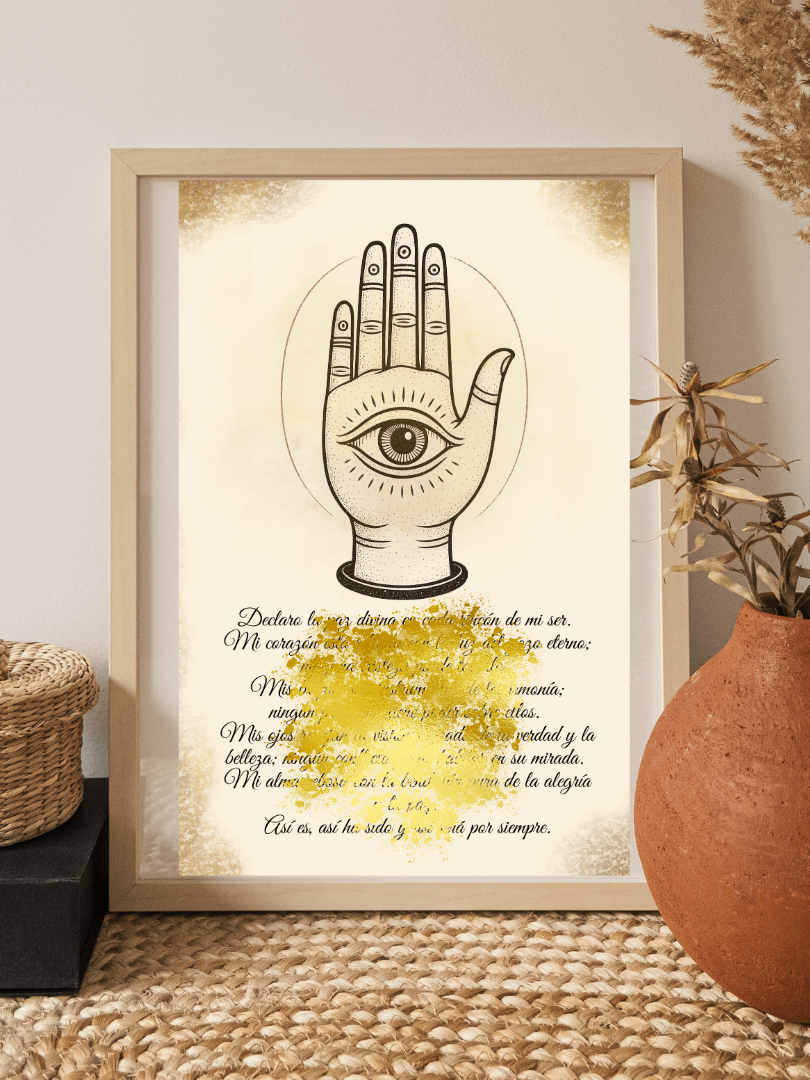La Mano Sagrada del Ojo Protector - Arte Místico para la Paz Interior y la Protección Energética product image (4)