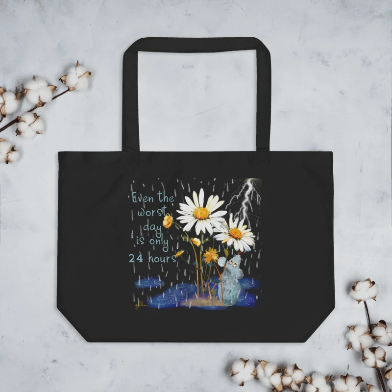 Passing Clouds: Weathering the Storm Eco Tote (Large) product image (4)