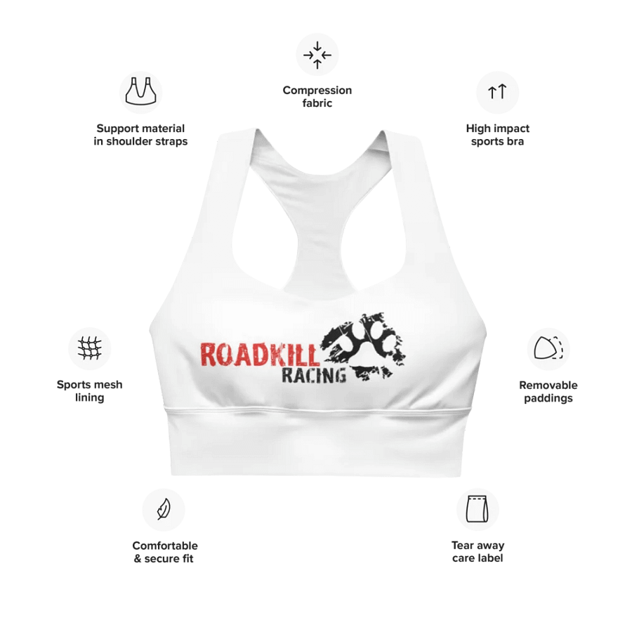 Pawprint long sports bra product image (11)