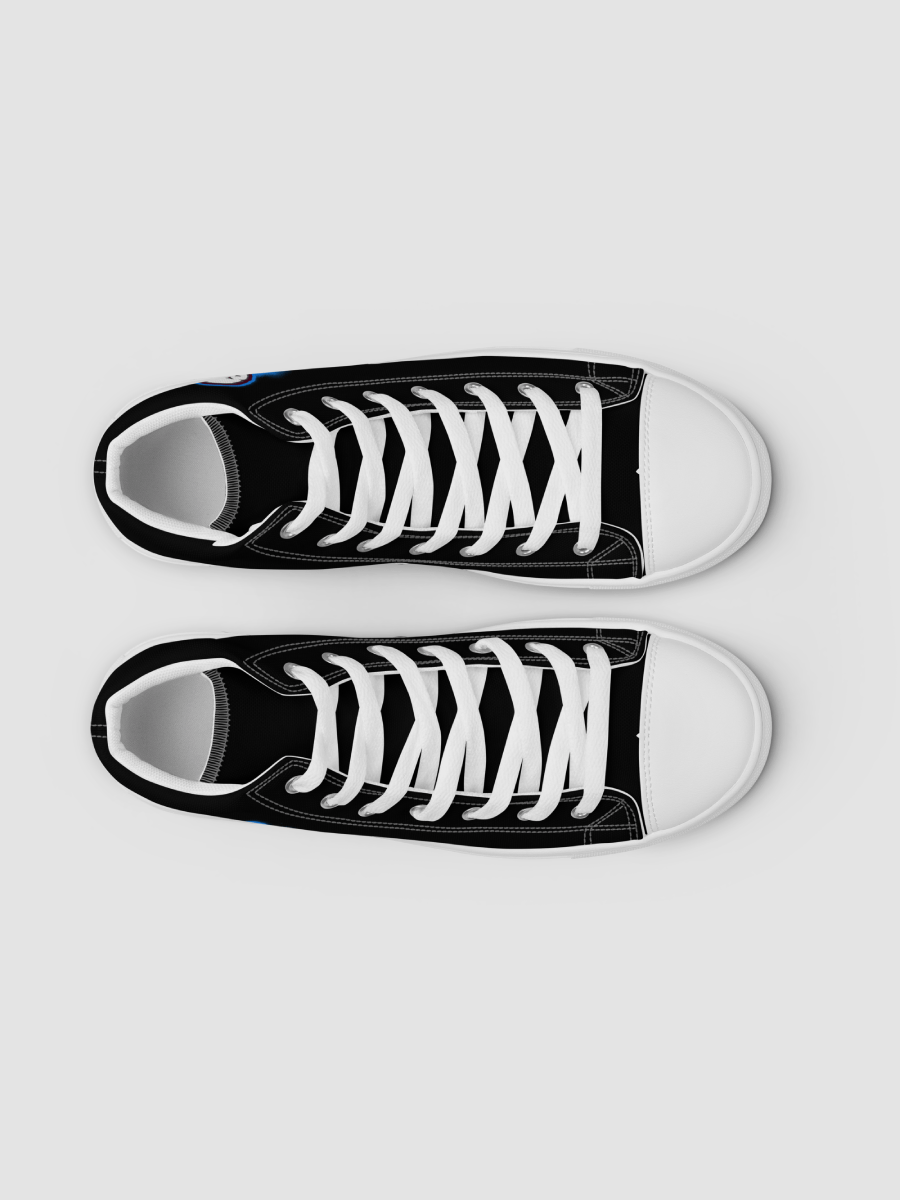 [strowns_chaos] Women;s High Top Canvas Shoes (Black) product image (8)