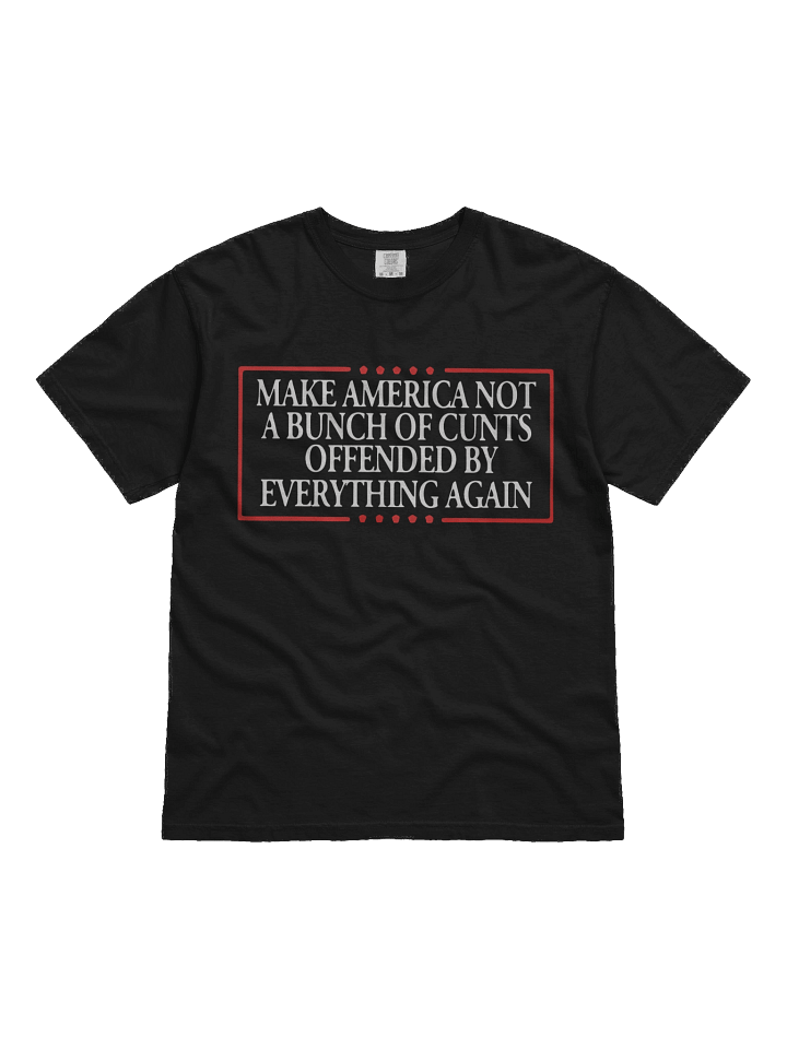 Make America Not A Bunch Of Cunts Offended By Everything Again T-shirt product image (1)
