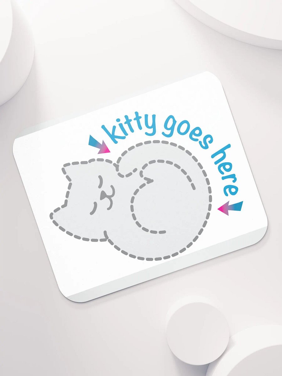 KITTY goes HERE! • classic mouse pad by Allcolor product image (7)