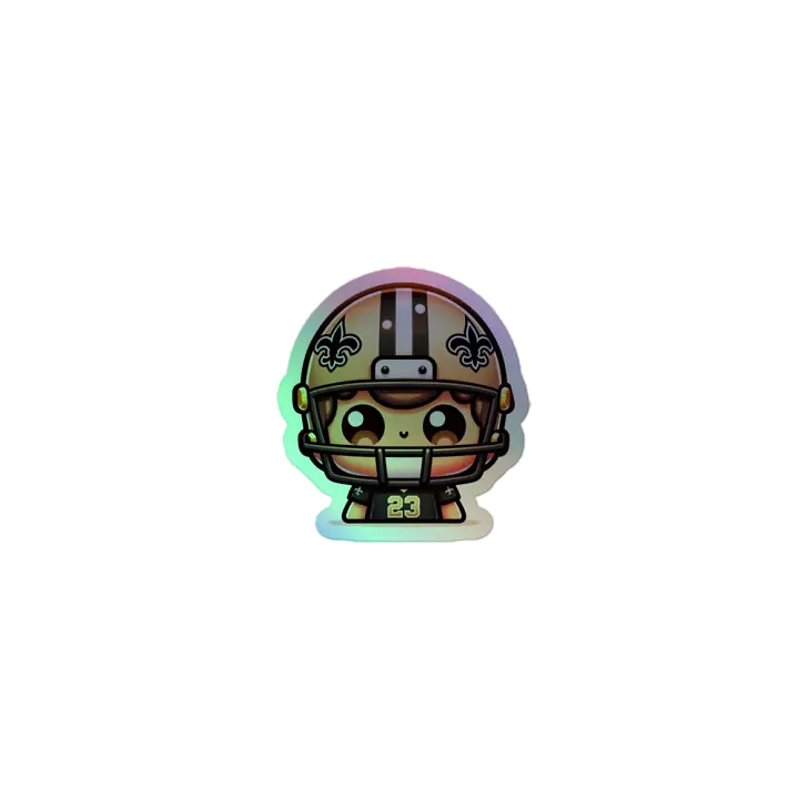 KAWAII New Orleans Saints Player Holographic Sticker product image (1)