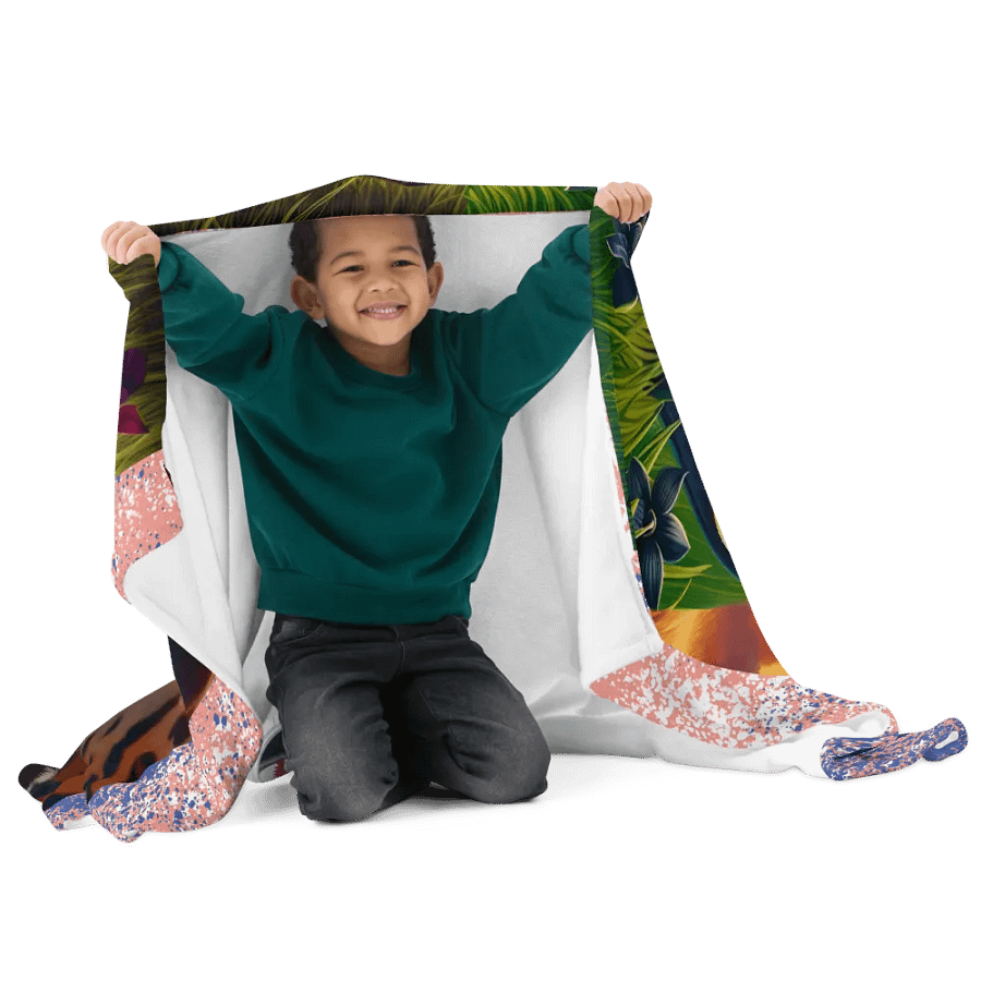 Beauty of Belize (Fun Edition) Throw Blanket product image (2)