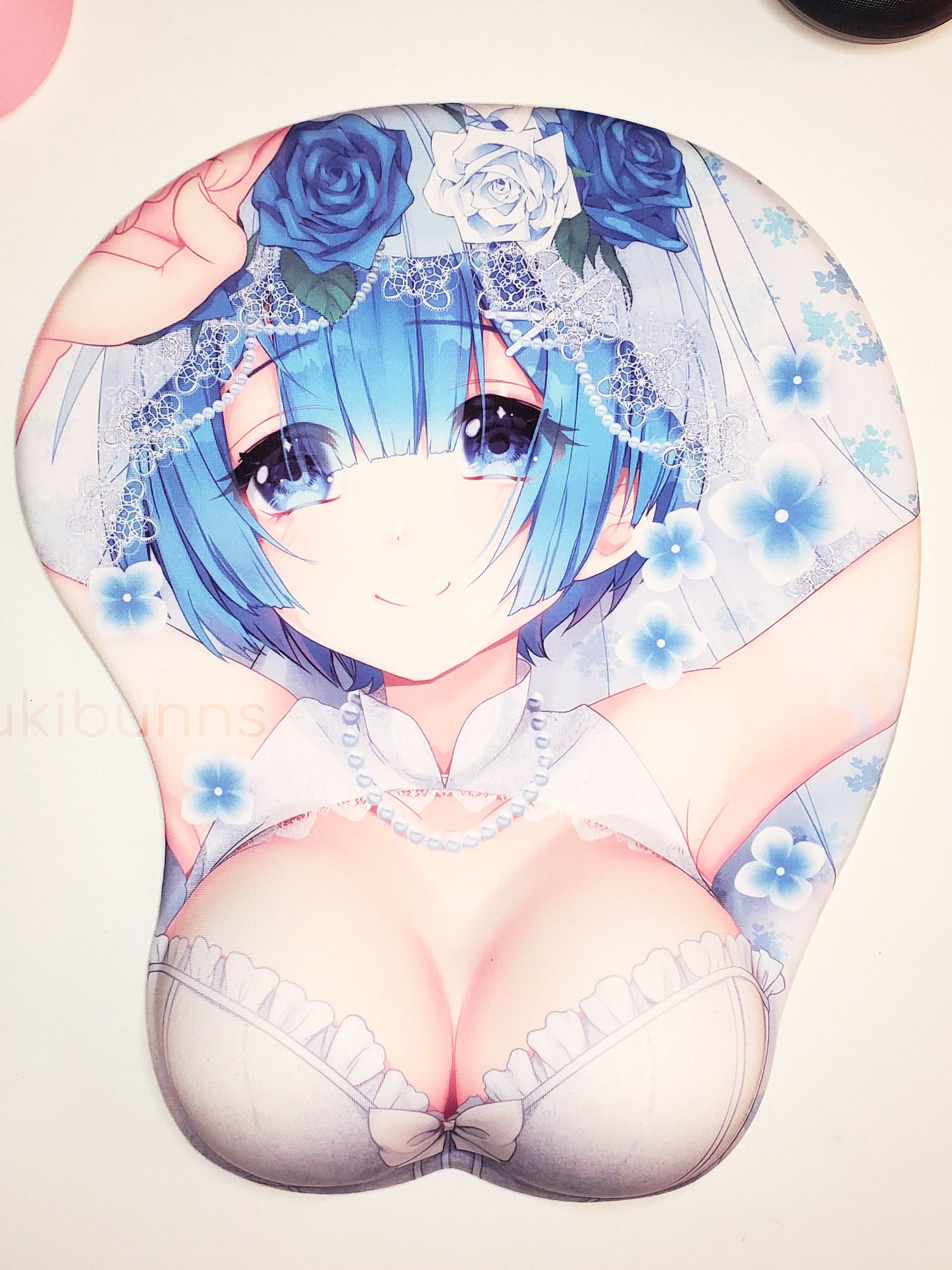 Rem Wedding Cute Booba Mousepad product image (1)