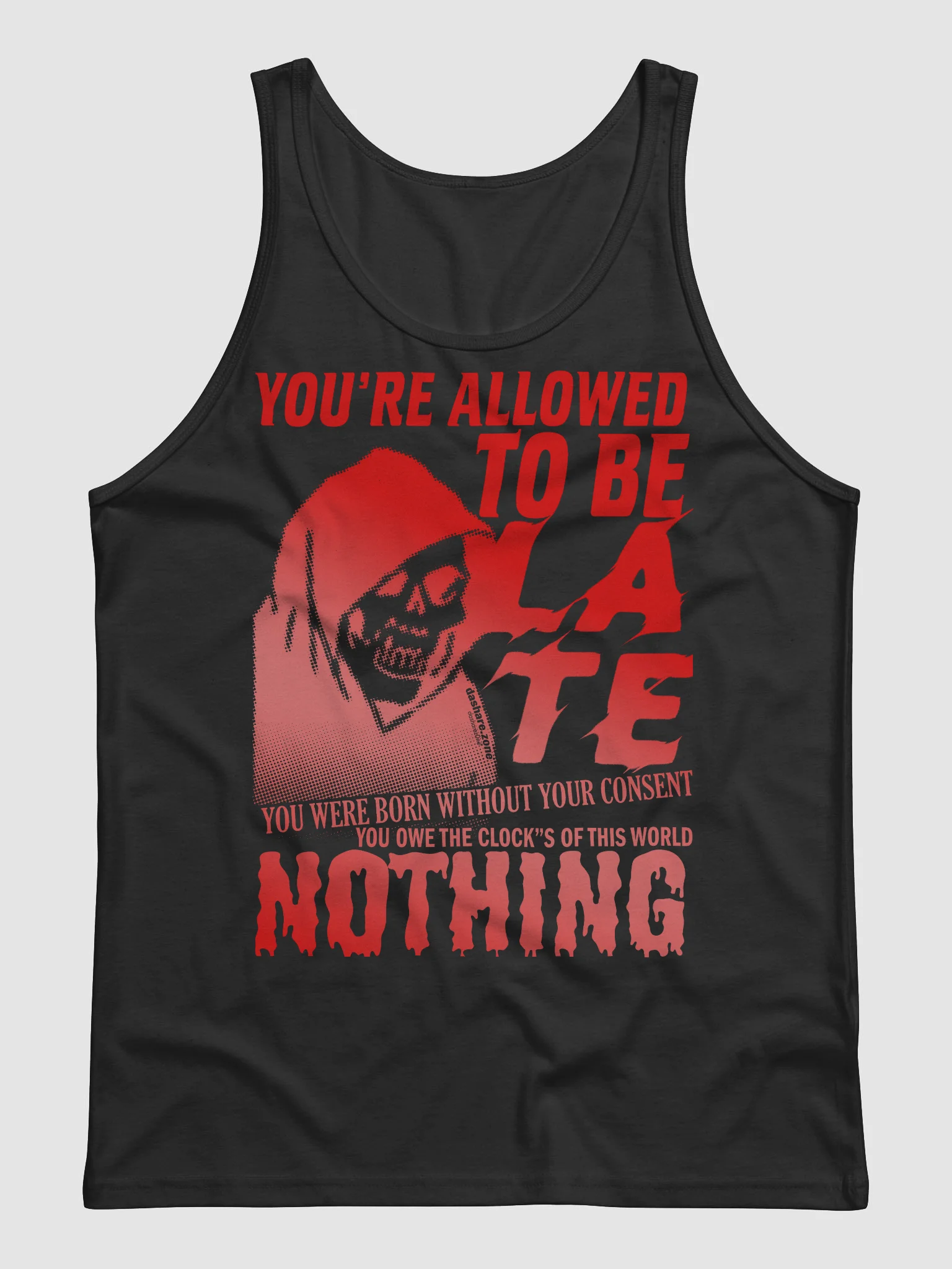 YOU"RE ALLOWED TO BE LATE - TANK TOP product image (4)
