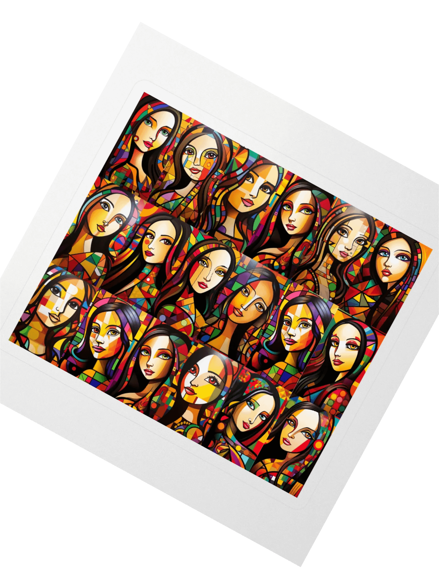Mosaic Mona Lisa Goddesses Sticker Set product image (2)