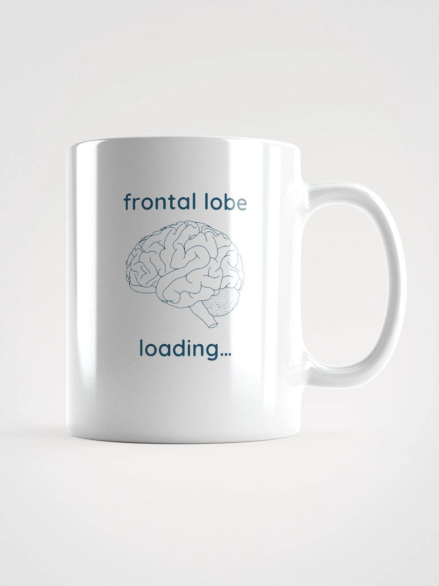 frontal lobe loading... mug (teal) product image (2)