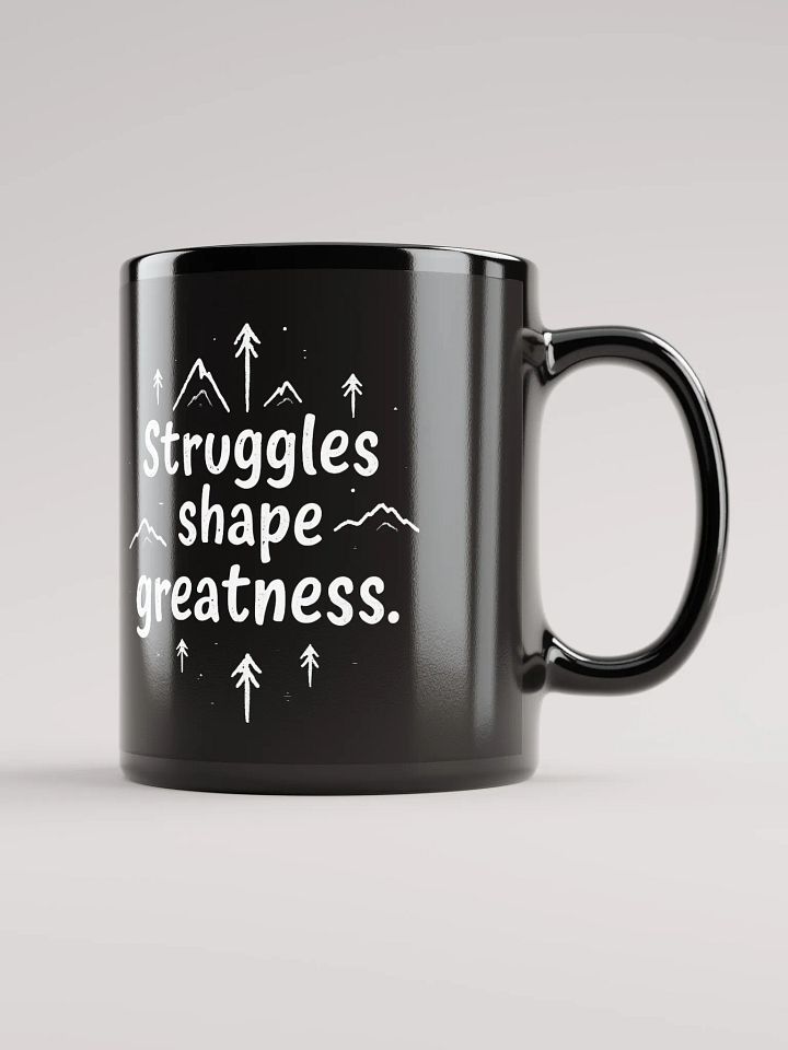 Struggles Shape Greatness - Inspirational Keanu Reeves Mug for Fans Who Believe in Resilience and Transformation product image (1)