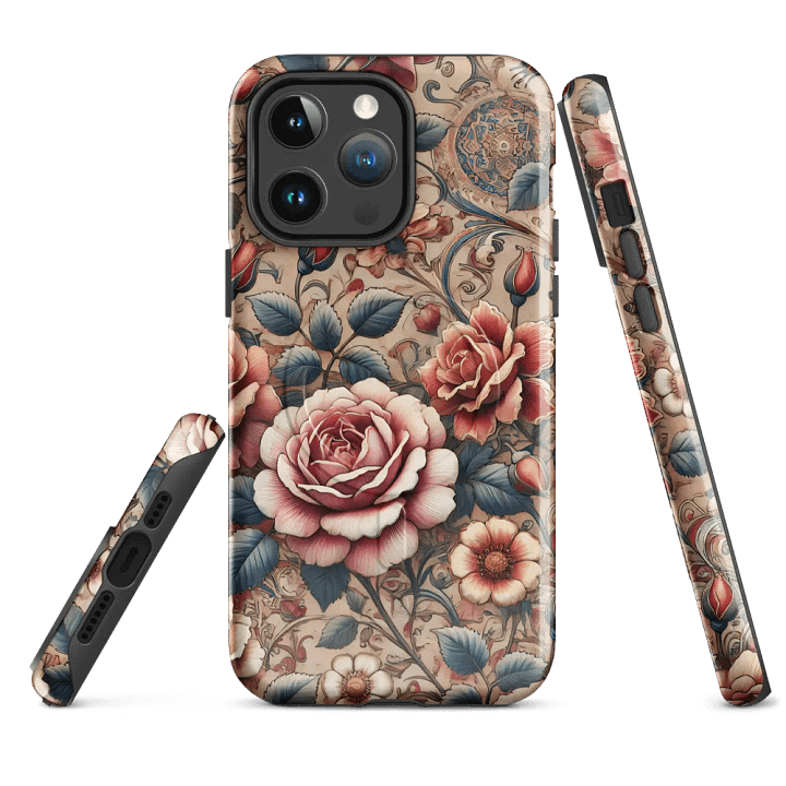 Vintage Rose Garden MagSafe® iPhone® Tough Case - Painting Artwork fit for iPhone 16 15 14 Pro Max product image (4)