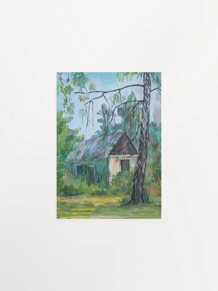 Enchanted Forest Poster Print - Cute Dacha House product image (1)