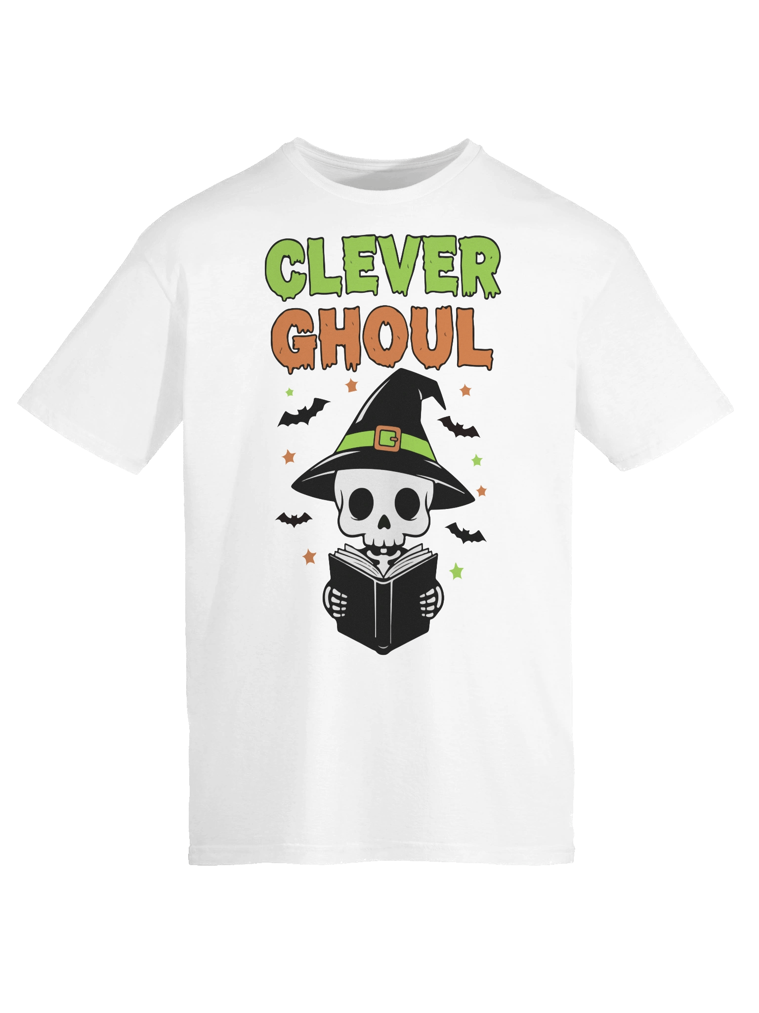Clever Ghoul Halloween Shirt | Funny Study & Spooky School Tee product image (9)