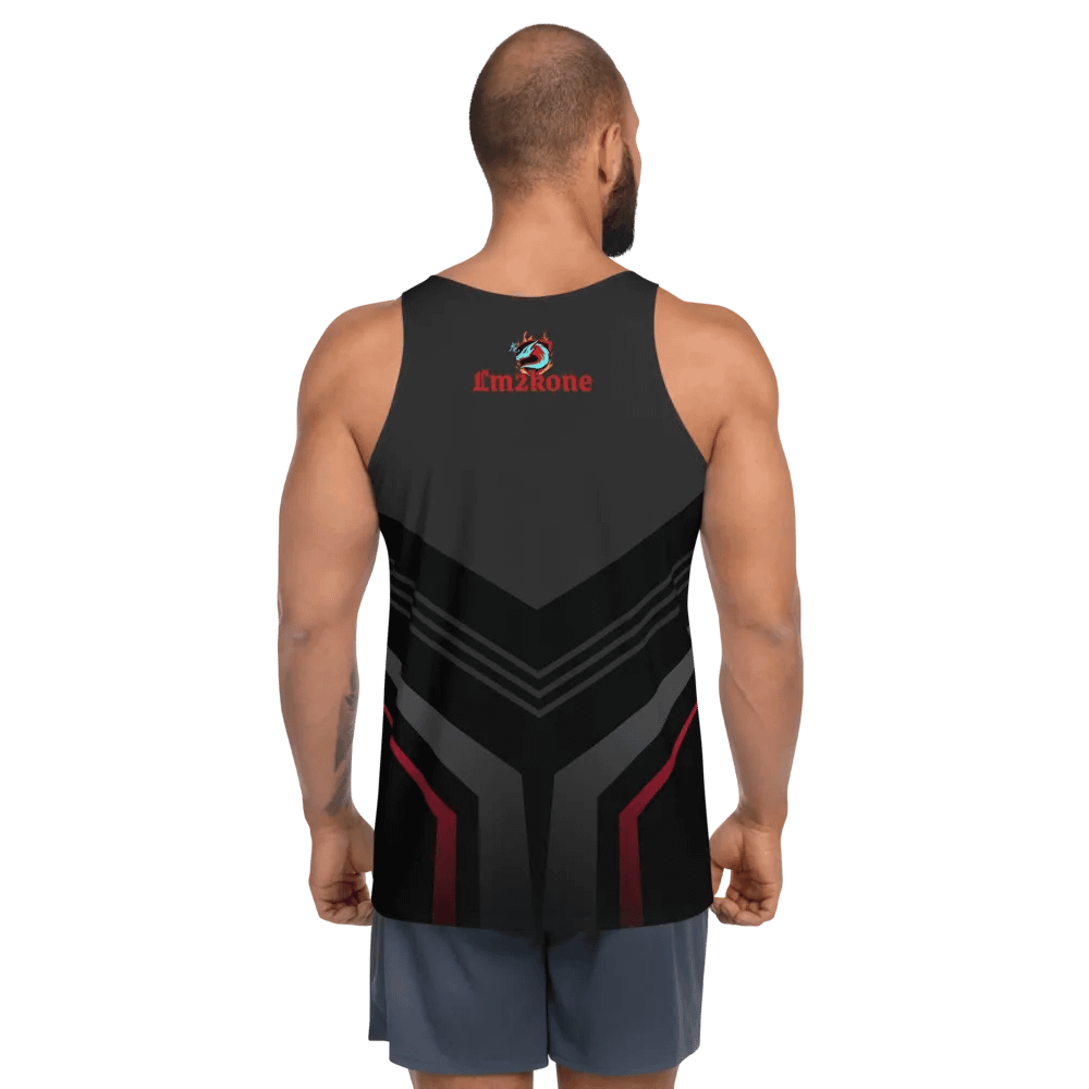 LM2Kone red - Customizable Tank Top - 5% elastane product image (4)