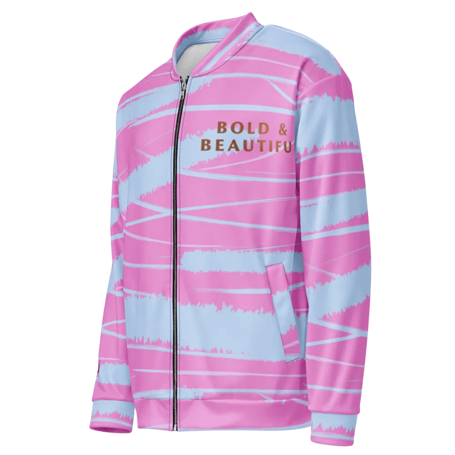 Vibrant Brush Strokes All-Over Bomber Jacket product image (3)