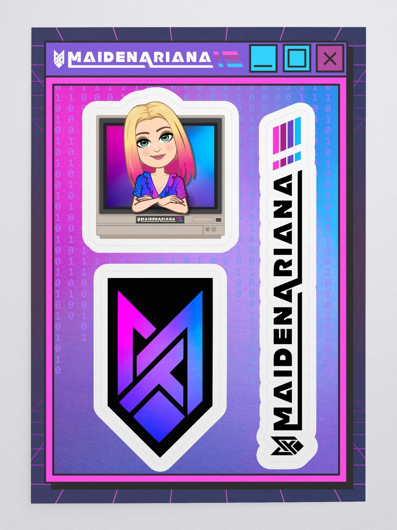 Kiss-Cut Sticker Sheet | #MadeByMELO product image (1)