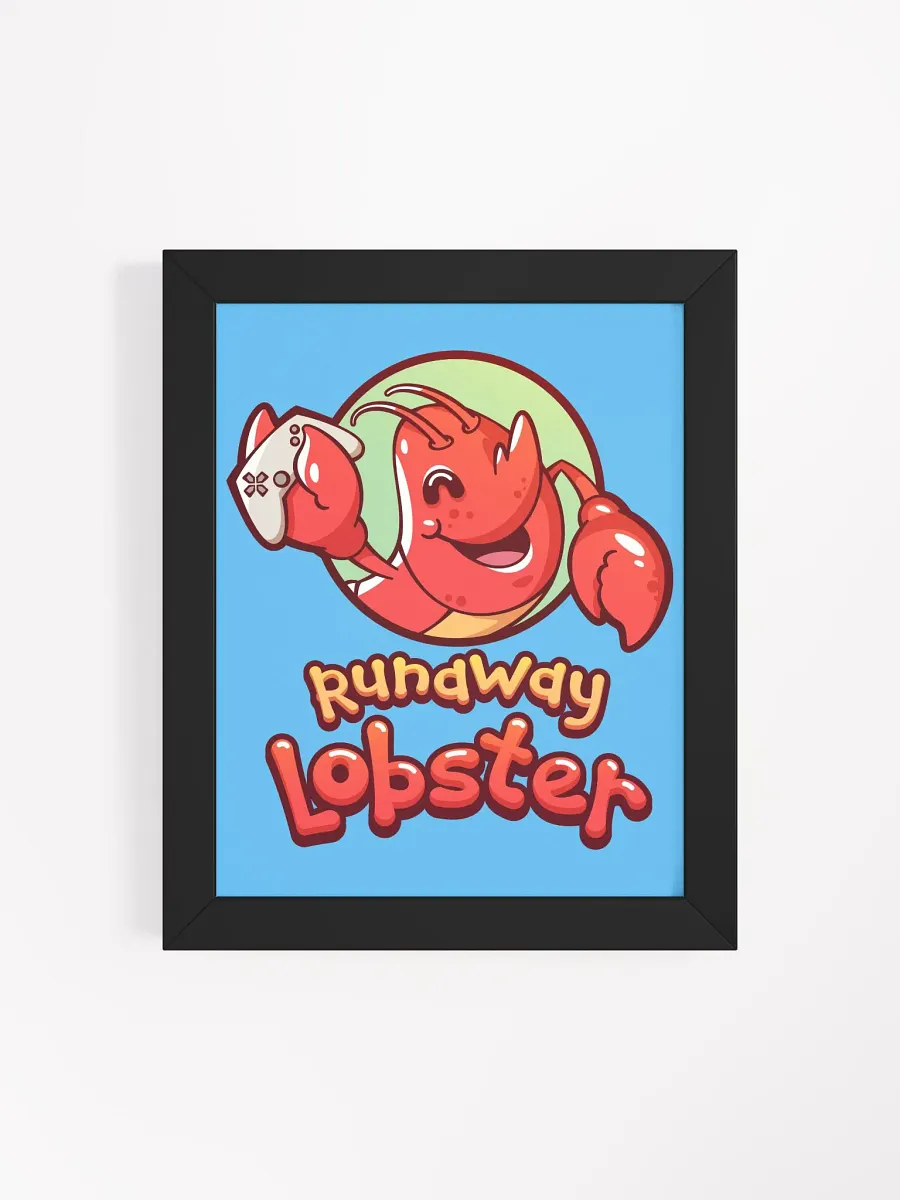 RunawayLobster Framed Poster product image (12)