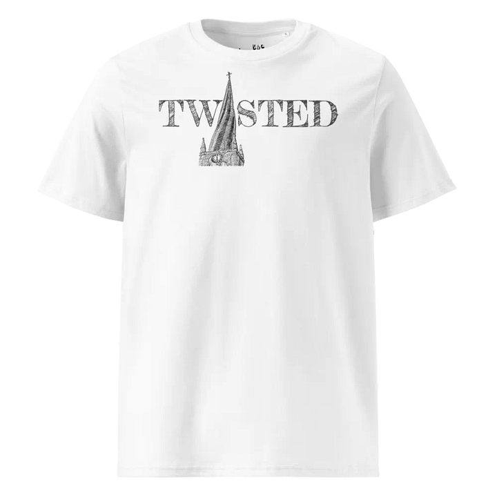 Chesterfield Crooked Spire - Twisted - Dark Letters - Organic Cotton - Unisex T-Shirt product image (1)