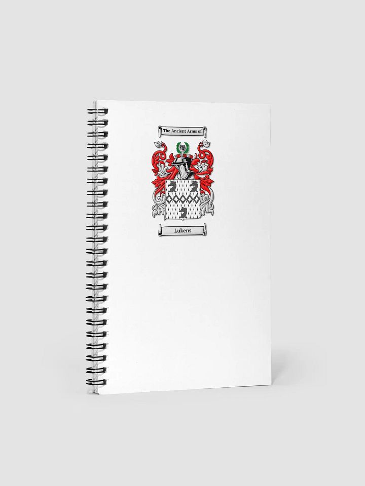 Lukens Family Crest - Notebook product image (1)