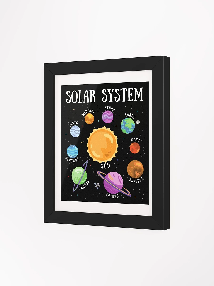 Cosmic Odyssey: Solar System Matte Poster product image (71)