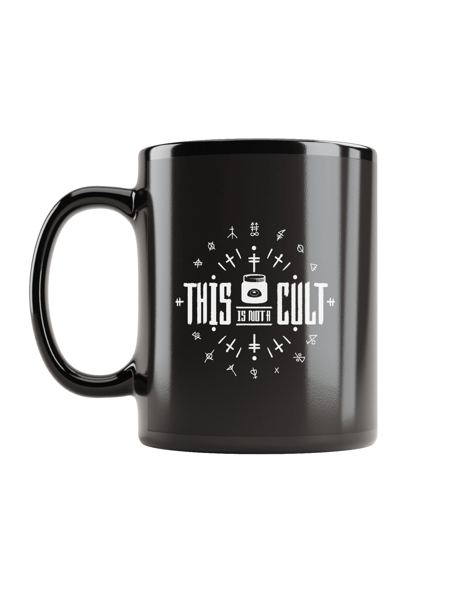 This Is Not a Cult - Black Glossy Mug product image (11)